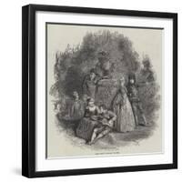 Scene from Watteau, in 1644-null-Framed Giclee Print