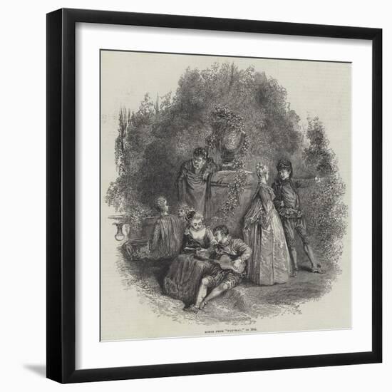 Scene from Watteau, in 1644-null-Framed Giclee Print