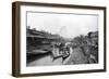 Scene from Whitely Bridge, Ashar, Iraq, 1917-1919-null-Framed Giclee Print