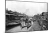 Scene from Whitely Bridge, Ashar, Iraq, 1917-1919-null-Mounted Giclee Print