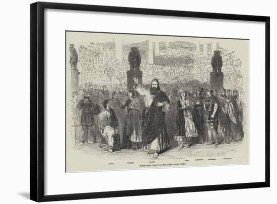 Scene from Zora, at the Royal Italian Opera-null-Framed Giclee Print