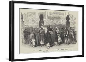 Scene from Zora, at the Royal Italian Opera-null-Framed Giclee Print