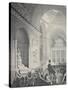 Scene in a Classical Temple: Funeral Procession of a Warrior-Joseph Charles Barrow-Stretched Canvas