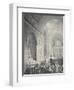 Scene in a Classical Temple: Funeral Procession of a Warrior-Joseph Charles Barrow-Framed Giclee Print