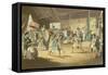 Scene in a Cochin-Chinese Opera, Plate 13 from 'A Voyage to Cochinchina' by John Barrow-William Alexander-Framed Stretched Canvas