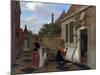 Scene in a Courtyard-Ludolf de Jongh-Mounted Giclee Print