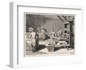 Scene in a Printing Office-Daniel Chodowiecki-Framed Art Print