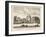 Scene in Amsterdam: Boats on the City's Waterways-P. Schenck-Framed Art Print