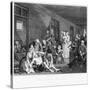 Scene in Bedlam, Plate Viii, from a Rake's Progress-William Hogarth-Stretched Canvas