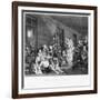 Scene in Bedlam, Plate Viii, from a Rake's Progress-William Hogarth-Framed Giclee Print