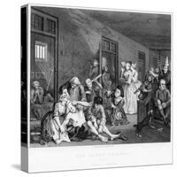 Scene in Bedlam, Plate Viii, from a Rake's Progress-William Hogarth-Stretched Canvas