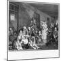 Scene in Bedlam, Plate Viii, from a Rake's Progress-William Hogarth-Mounted Giclee Print
