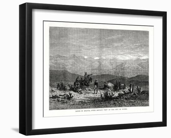 Scene in Bolivia, 1877-null-Framed Giclee Print