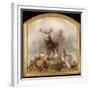 Scene in Braemar - Highland Deer-Edwin Henry Landseer-Framed Giclee Print