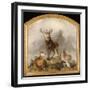 Scene in Braemar - Highland Deer-Edwin Henry Landseer-Framed Giclee Print