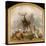 Scene in Braemar - Highland Deer-Edwin Henry Landseer-Stretched Canvas