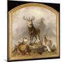 Scene in Braemar - Highland Deer-Edwin Henry Landseer-Mounted Giclee Print