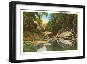 Scene in Cascade Park, Elyria, Ohio-null-Framed Art Print