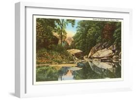 Scene in Cascade Park, Elyria, Ohio-null-Framed Art Print