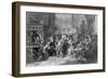 Scene in Change Alley During the South Sea Bubble, 1853-Edward Matthew Ward-Framed Giclee Print