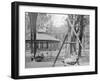 Scene in Clark Park, Detroit, Mich.-null-Framed Photo