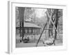 Scene in Clark Park, Detroit, Mich.-null-Framed Photo