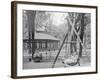 Scene in Clark Park, Detroit, Mich.-null-Framed Photo