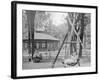 Scene in Clark Park, Detroit, Mich.-null-Framed Photo