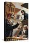 Scene in Court-Andrew Howat-Stretched Canvas