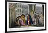 Scene in Covent Garden, Westminster, London, 1830-Isaac Robert Cruikshank-Framed Giclee Print