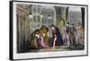 Scene in Covent Garden, Westminster, London, 1830-Isaac Robert Cruikshank-Framed Stretched Canvas