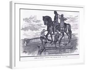 Scene in Dublin: Painting King William Black-Henry Marriott Paget-Framed Giclee Print