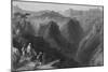 Scene in Mount Lebanon, Above the Valley of the Kadesha, or Holy Valley-William Henry Bartlett-Mounted Giclee Print
