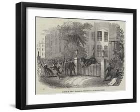 Scene in Privy Gardens, Whitehall, on Sunday Last-null-Framed Giclee Print