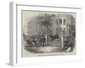 Scene in Privy Gardens, Whitehall, on Sunday Last-null-Framed Giclee Print