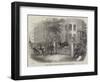 Scene in Privy Gardens, Whitehall, on Sunday Last-null-Framed Giclee Print