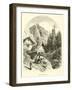 Scene in the Alps-null-Framed Giclee Print