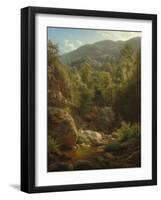 Scene in the Catskills, 1858-Paul Weber-Framed Giclee Print