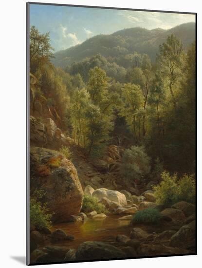 Scene in the Catskills, 1858-Paul Weber-Mounted Giclee Print