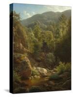 Scene in the Catskills, 1858-Paul Weber-Stretched Canvas