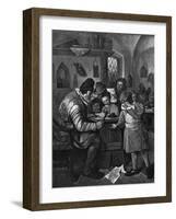 Scene in the Classroom of a Dutch School-C Carter-Framed Art Print