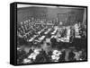 Scene in the Courtroom During the 3rd Day Session of the Nuremberg Trial-Ralph Morse-Framed Stretched Canvas