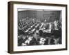 Scene in the Courtroom During the 3rd Day Session of the Nuremberg Trial-Ralph Morse-Framed Photographic Print