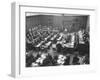 Scene in the Courtroom During the 3rd Day Session of the Nuremberg Trial-Ralph Morse-Framed Photographic Print