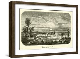 Scene in the Desert-null-Framed Giclee Print