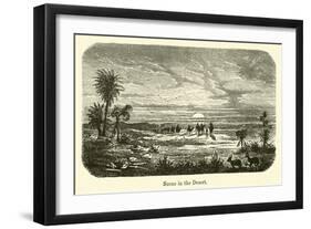 Scene in the Desert-null-Framed Giclee Print