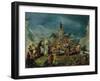 Scene in the Garden of a Serraglio, Ca 1743-Giovanni Antonio Guardi-Framed Giclee Print