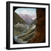 Scene in the Himalayas, India, Late 19th or Early 20th Century-null-Framed Giclee Print