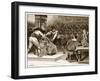 Scene in the House of Commons: the Speaker Coerced-English School-Framed Giclee Print