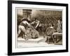 Scene in the House of Commons: the Speaker Coerced-English School-Framed Giclee Print